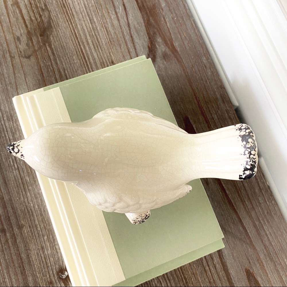 New French Country Ceramic Bird Decor - Picture 3 of 5